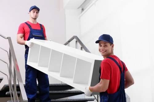 Packing boxes and materials for a Battersea home move