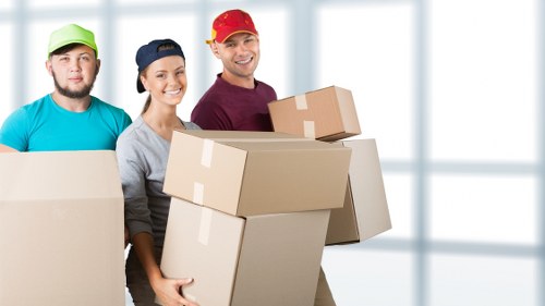 Packing and furniture handling during a Battersea office move