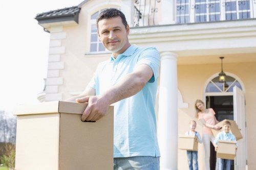 Local removals company handling apartment access in Battersea