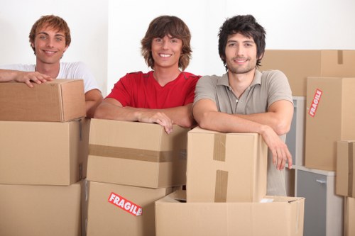 Careful loading of furniture into a removal van in Battersea