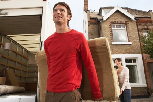 Same day removals team working in Battersea near residential flats