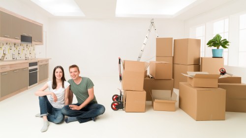 Man with a van assisting a local home or office move in Battersea