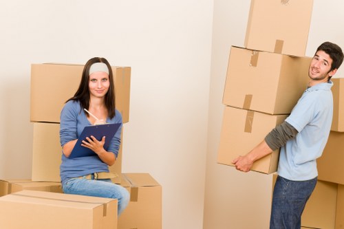 Local team collecting a sofa and wardrobe from a Battersea property