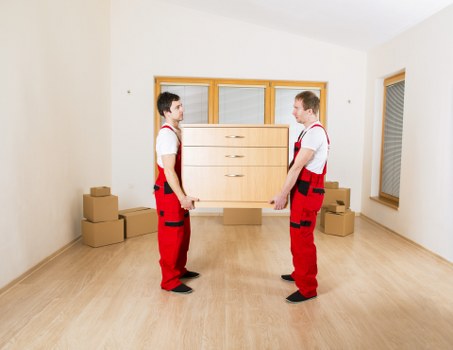 Local removals vehicle handling a same day move in Battersea
