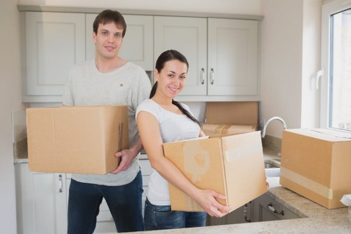 Packing checklist and moving items ready for a Battersea student removal